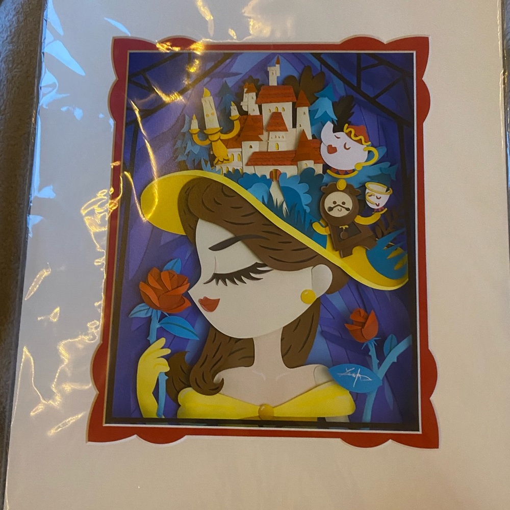 Disney Beauty and the Beast wall art